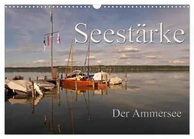 Produktbild von Seestärke - Der Ammersee (Wandkalender 2027 DIN A3 quer), CALVENDO Monatskalender