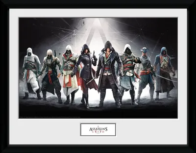 Produktbild von ASSASSINŽS CREED - Framed print Characters