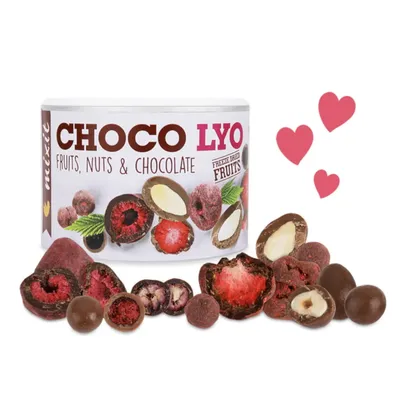 Produktbild von Knackige Früchte und Nüsse in Schokolade 180g