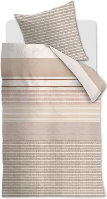 Produktbild von Beddinghouse Baumwoll- Bettwäsche-Garnitur France Farbe Nude Größe 135x200+80x80