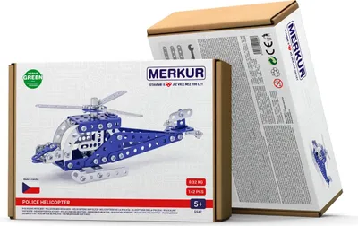 Obrázok produktu pre Merkur 054 - policajný vrtuľník, 142 dielov
