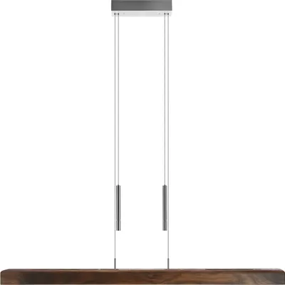 Produktbild von Leonora LED Balkenleuchte Up&Down Massivholz Nussbaum, geölt 160cm