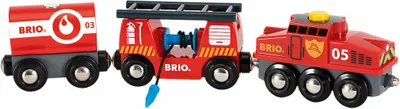 Obrázek produktu pro BRIO® 33844 BRIO® Feuerwehr-Löschzug Spielzeugeisenbahnen