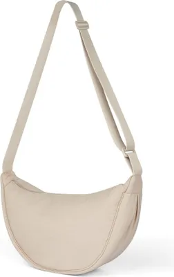 Produktbild von Aucuu Damen Halbmond Crossbody Schultertasche Verstellbarer Schultergurt Einfarbige Messenger Bag