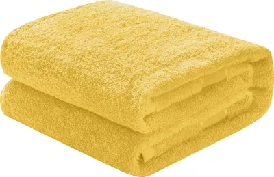 Produktbild von Waschhandschuh, Gästetuch, Handtuch, Duschtuch, Badetuch, Saunatuch aus Frottee, Größe:Waschhandschuh 15x21cm, Farbe:Vanille Gelb