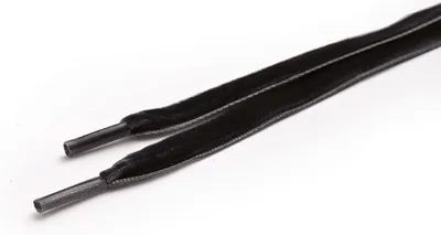 Produktbild von RINGELSPITZ - Samtsenkel flach - Schwarz - 90 cm