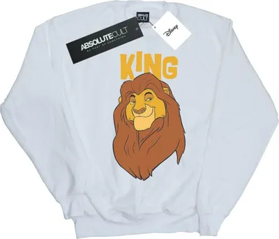 Produktbild von Disney - "The Lion King Mufasa King" Sweatshirt für Damen BI22299 (S) (Weiß)