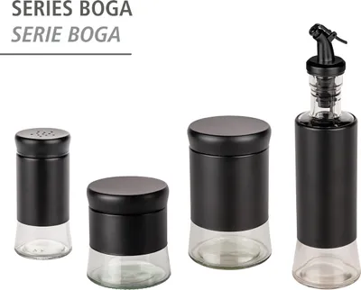 Obrázek produktu pro Dávkovač oleje a octa Boga 0,3 l černý