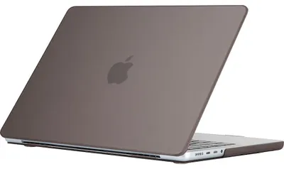 Produktbild von Mobigear Glänzende Schutzhülle für MacBook Pro 16 Zoll (2021-2026), Hartschalen-Laptop-Hülle, MacBook-Case - Grau - Modell A2485 / A2780 / A2991 / A3186 / A3428 / A3429