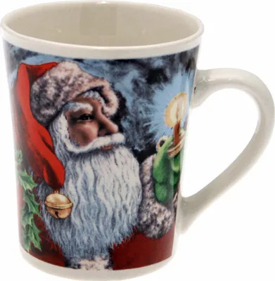 Image de Mug de Noël, Père Noël avec bougie, tasse à café, mug, 350 ml