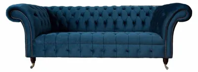 Produktbild von Chesterfield Sofa 3 Sitzer Polster Sofas Couchen Luxus Stoff Design