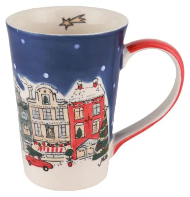 Produktbild von Mila Keramik-Teebecher Christmas Shopping | ca. 400 ml