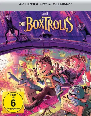Obrázok produktu pre PLAION 1147811, Animovaný film/rozprávka, Blu-ray, Nemčina, Angličtina, 96 min, The Boxtrolls, Nemčina