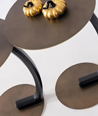 Produktbild von Brauner Beistelltisch Designer Kaffeetische Wohnzimmer Ablagemöbel