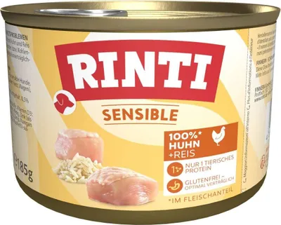Produktbild von Rinti - Sensible 12x185g | Huhn & Reis