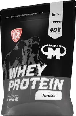 Produktbild von Whey Protein - 1000 g Zipp-Beutel, 1 x 1000 g Zipp-Beutel, Geschmack: Neutral