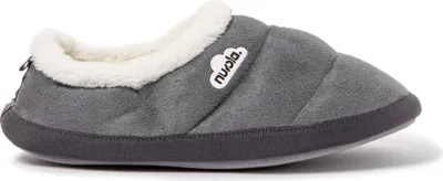 Produktbild von NUVOLA. Hausschuhe für Herren Damen rutschfester Sohle warm gepolstert bequem grau 42-43 - UNVEL