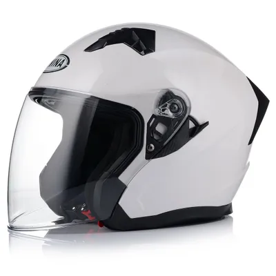Obrázek produktu pro Přilba Jet Přilba na motorku Přilba na skútr Přilba Jet s integrovanou sluneční clonou | ECER 22.06 L 59-60cm