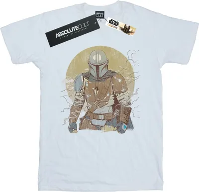 Produktbild von Star Wars - "The Mandalorian" T-Shirt für Damen BI45541 (XXL) (Weiß)