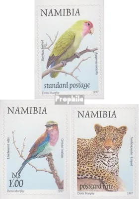 Produktbild von Briefmarken Namibia - Südwestafrika 1997 Mi 894-896 (kompl.Ausg.) postfrisch Tiere