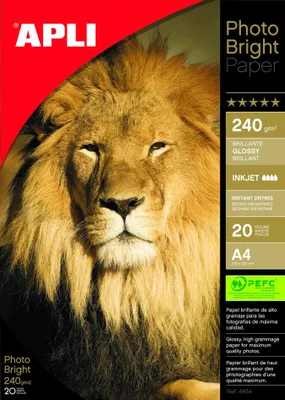Produktbild von Fotopapier APLI A4 Bright, 240g, 20 hárkov