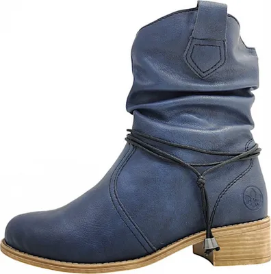 Produktbild von Rieker Damenschuhe Schnürstiefel Blau Freizeit, Schuhgröße:38 EU