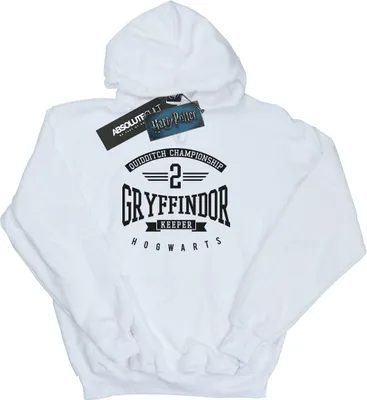 Produktbild von Harry Potter - "Gryffindor Keeper" Kapuzenpullover für Jungen BI1020 (128) (Weiß)