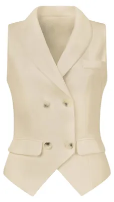 Zdjęcie produktu dla Allegra K, damska kamizelka, kołnierzyk typu rewer, elegancka, wszechstronna, model z odkrytymi plecami, część kompletu