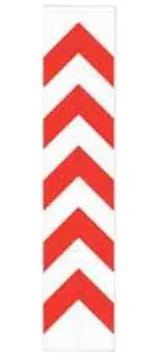 Obrázok produktu pre Tabuľa na označenie rohov lešenia 60 x 180 cm