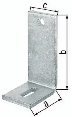 Zdjęcie produktu dla GAH-Alberts 335656, Stal, Kątownik, Stal, 1,4 cm, 10 szt., 6 cm