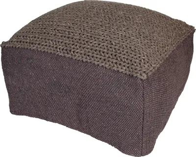 Produktbild von Sitzkissen Sitzpouf Bailee 60cm Eckig Braun