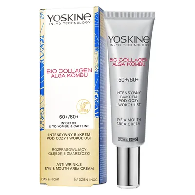 Obrázok produktu pre Kolagénový krém na oči Yoskine Bio pre vek 50+/60+ 15ml