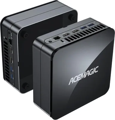 Produktbild von ACEMAGIC Mini PC mit LCD Bildschirm, Windows 11 Pro Computer Office Home 4K UHD Mini-PC Intel Celeron, UHD Graphics, 16GB RAM, 512GB SSD