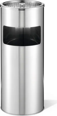 Obrázek produktu pro DURABLE Odpadkový koš nerezový 17L oválný s perforací 165 mm, st?íbrná, 337323