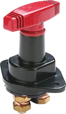 Productafbeelding van 12-24V Batterijvoeding. Ontkoppeling. Isolatieschakelaar. 750A. Zeer zwarte en rode kleur