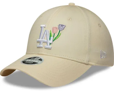 Produktbild von New Era Women MLB 9FORTY Flower Icon Cap Los Angeles Dodgers light beige