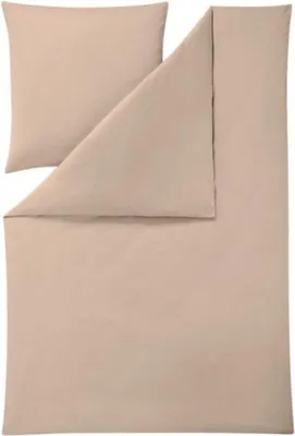 Produktbild von Estella Bettwäsche Takoma" beige 1x 135x200 cm + 1x 80x80 cm"
