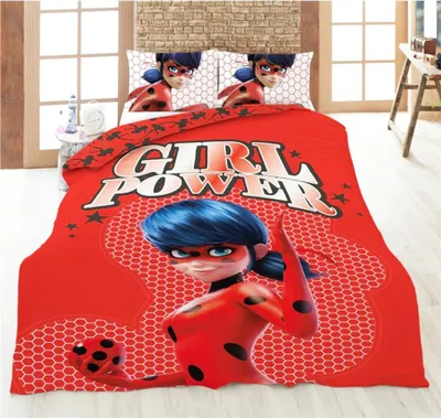Produktbild von Miraculous Ladybug Mikrofaser Kinder Bettwäsche Set