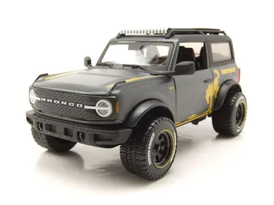 Produktbild von Maisto 32541 - Modellauto - Design Ford Bronco Badlands Toyo Tires '21 (schwarz, Maßstab 1:24)