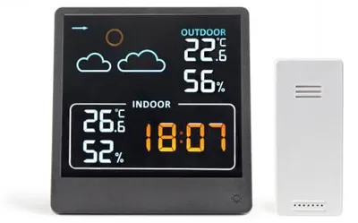 Produktbild von Schwarze wetterstation Livoo SL262