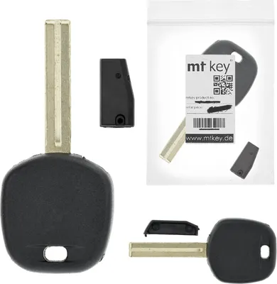Produktbild von MT-KEY Auto Zünd Schlüssel Rohling TOY48 + ID68 Transponder kompatibel mit Lexus ES 330 350 GS 300 350 430 450H 460 GX 460 470 IS 220D 250 350 IS-C LS 430 LX 470 RX 300 330 350 400H 450H SC 430 02-10