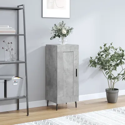 Produktbild von vidaXL Sideboard Betongrau 34,5x34x90 cm Holzwerkstoff