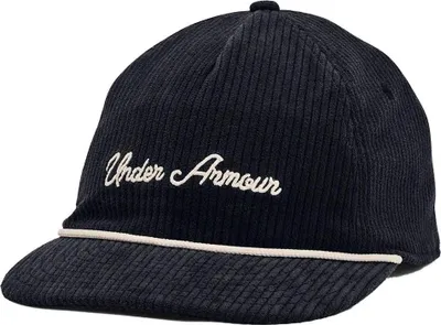 Zdjęcie produktu dla Under Armour Wide Sportstyle Adj Cap Czarny Męski Czarny Jeden rozmiar