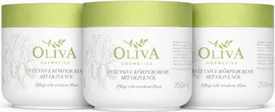 Produktbild von Oliva Intensive Körpercreme mit Olivenöl – 250 ml (3 pack)