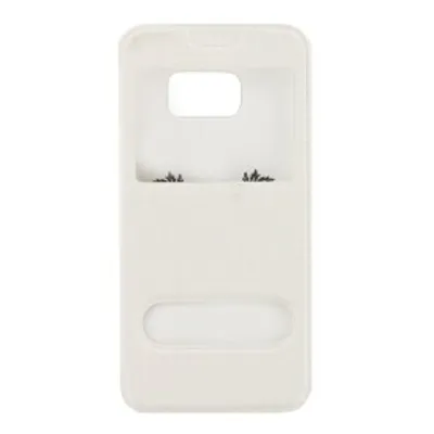 Produktbild von Flip Cover Handyhülle für Samsung Galaxy S7 Weiß Schutz Case