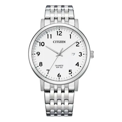 A product shot of a men's wristwatch.