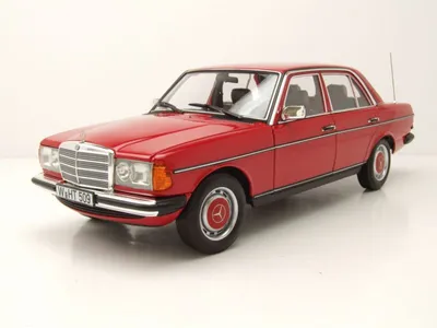 Produktbild von Mercedes 200 Limousine E-Klasse W123 1982 rot Modellauto 1:18 Norev
