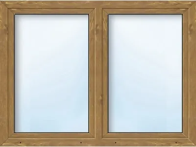 Obrázok produktu pre Plastové okno dvojkrídlové so štulpom ARON Basic biele/zlatý dub 1150 x 1000 mm