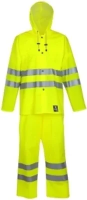 Produktbild von PROS Reflektierende Kleidung 1101/1011 Regenkleidung WASSERSCHUTZKLEIDUNG Wasserdicht Gelb, 50