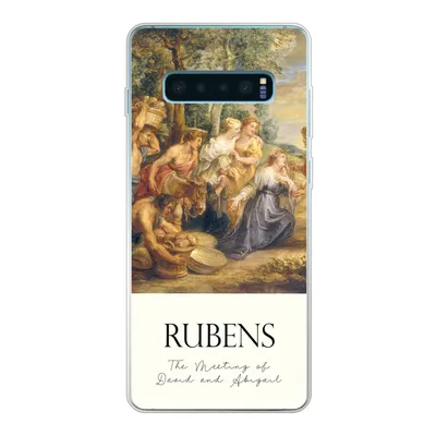 Produktbild von MuchoWow® Handyhülle Schutzhülle Hülle für Samsung Galaxy S10 Lite Rubens - Kunst - Die Begegnung von David und Abigail Silikon Softcase Handy Hülle - Schutz